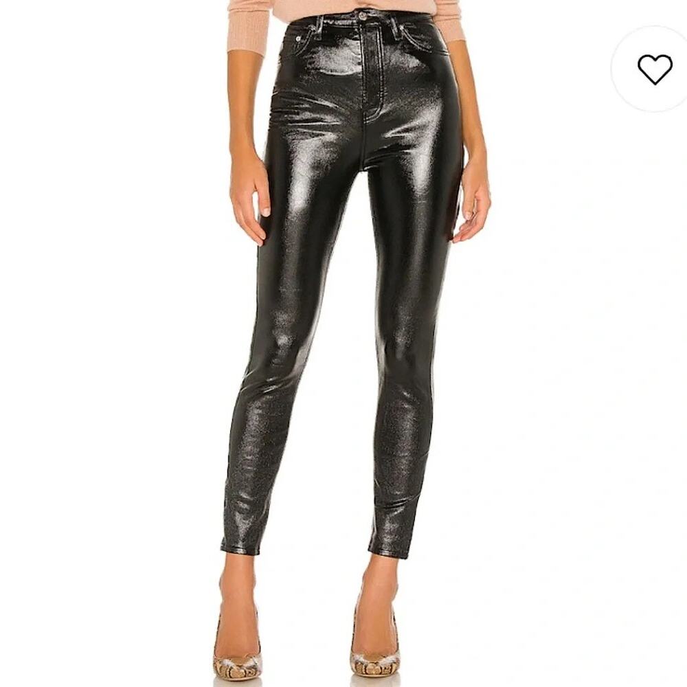 NWOT We the Free Free People Phoenix Coated Skinny Jeans size 24.